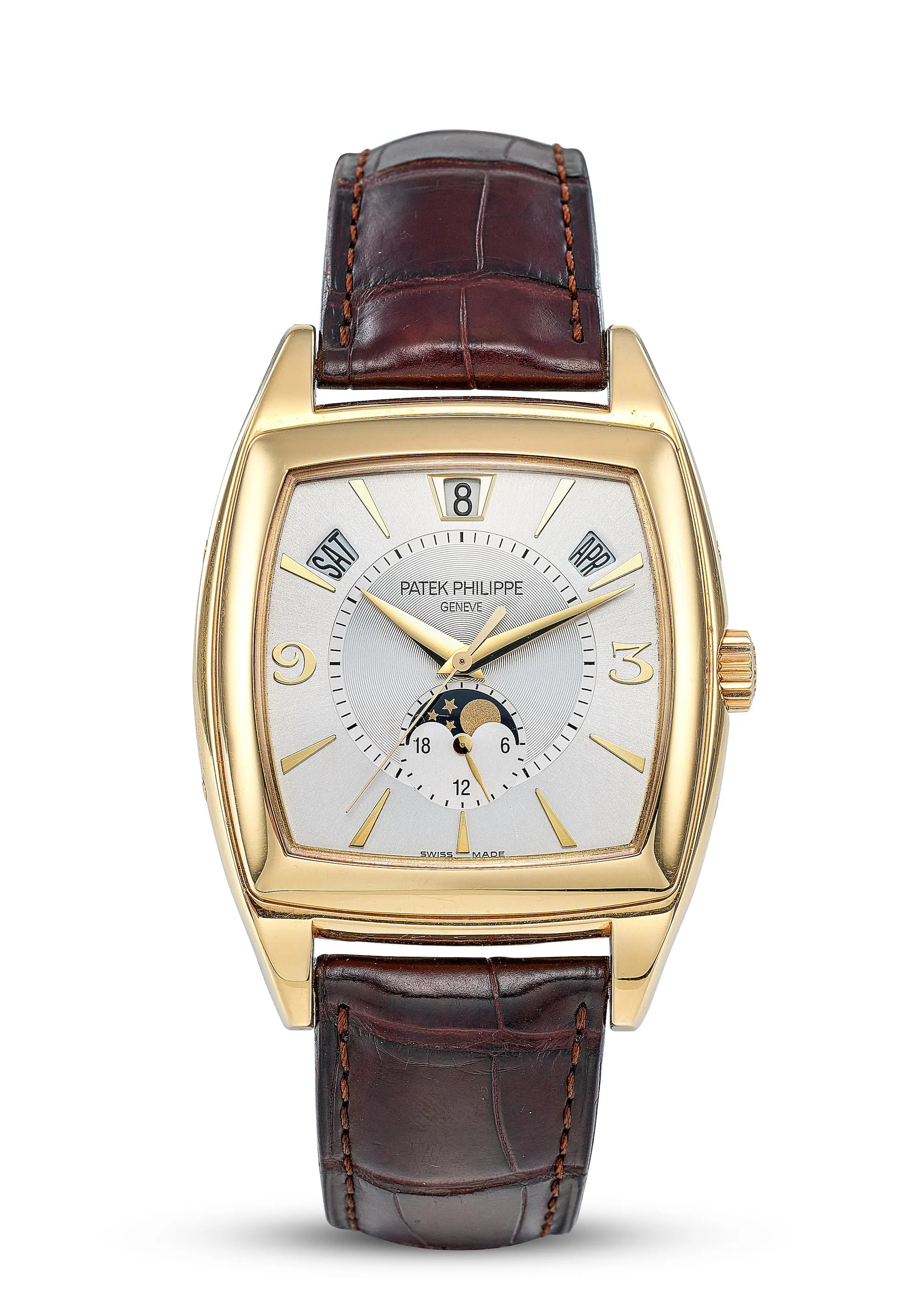 Patek Philippe Gondolo 5135J 38mm Yellow gold Silver