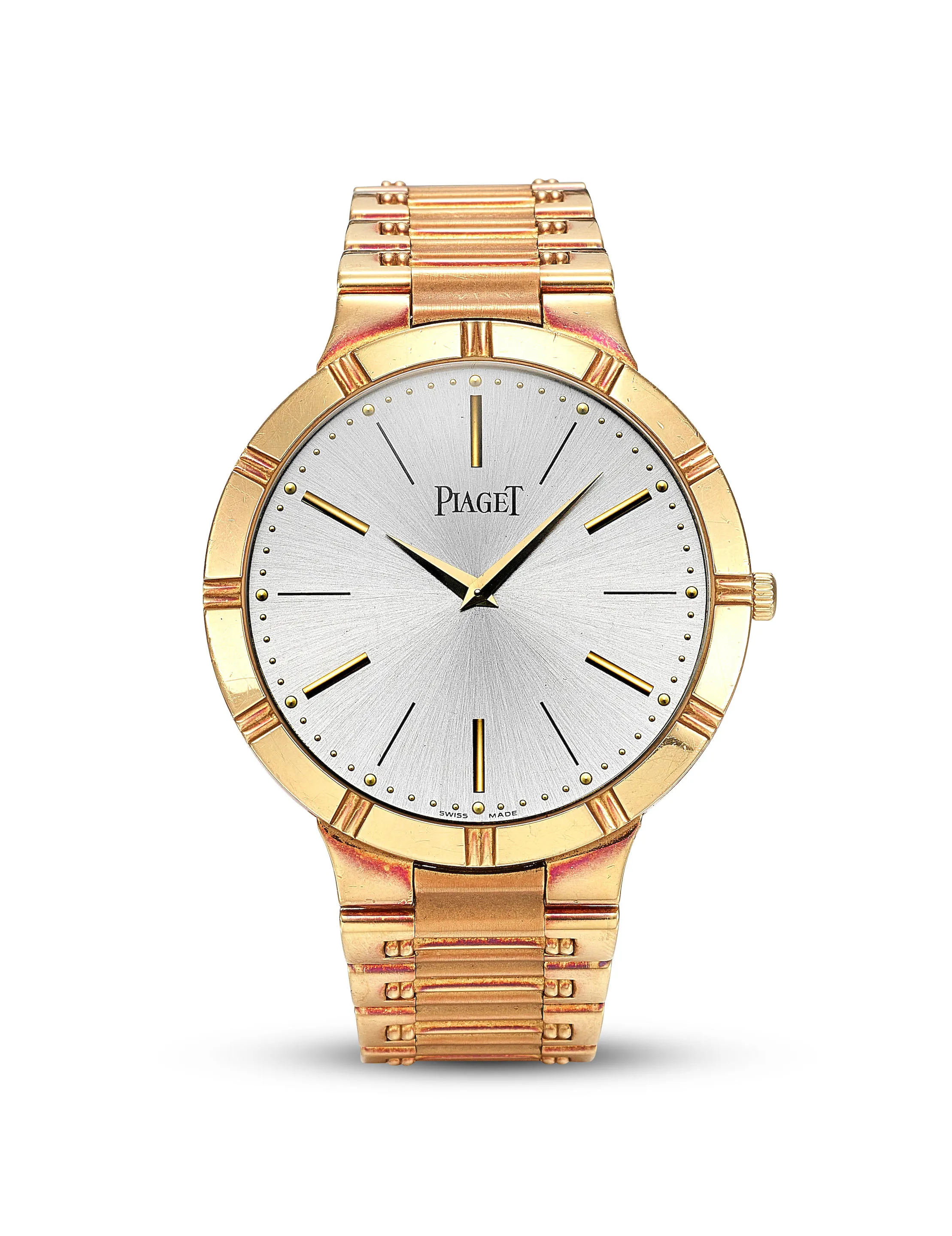 Piaget Dancer P10399 38mm Yellow gold Silver