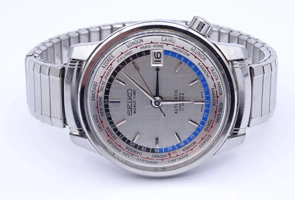 Seiko World Time 37mm Stainless steel Silver 3