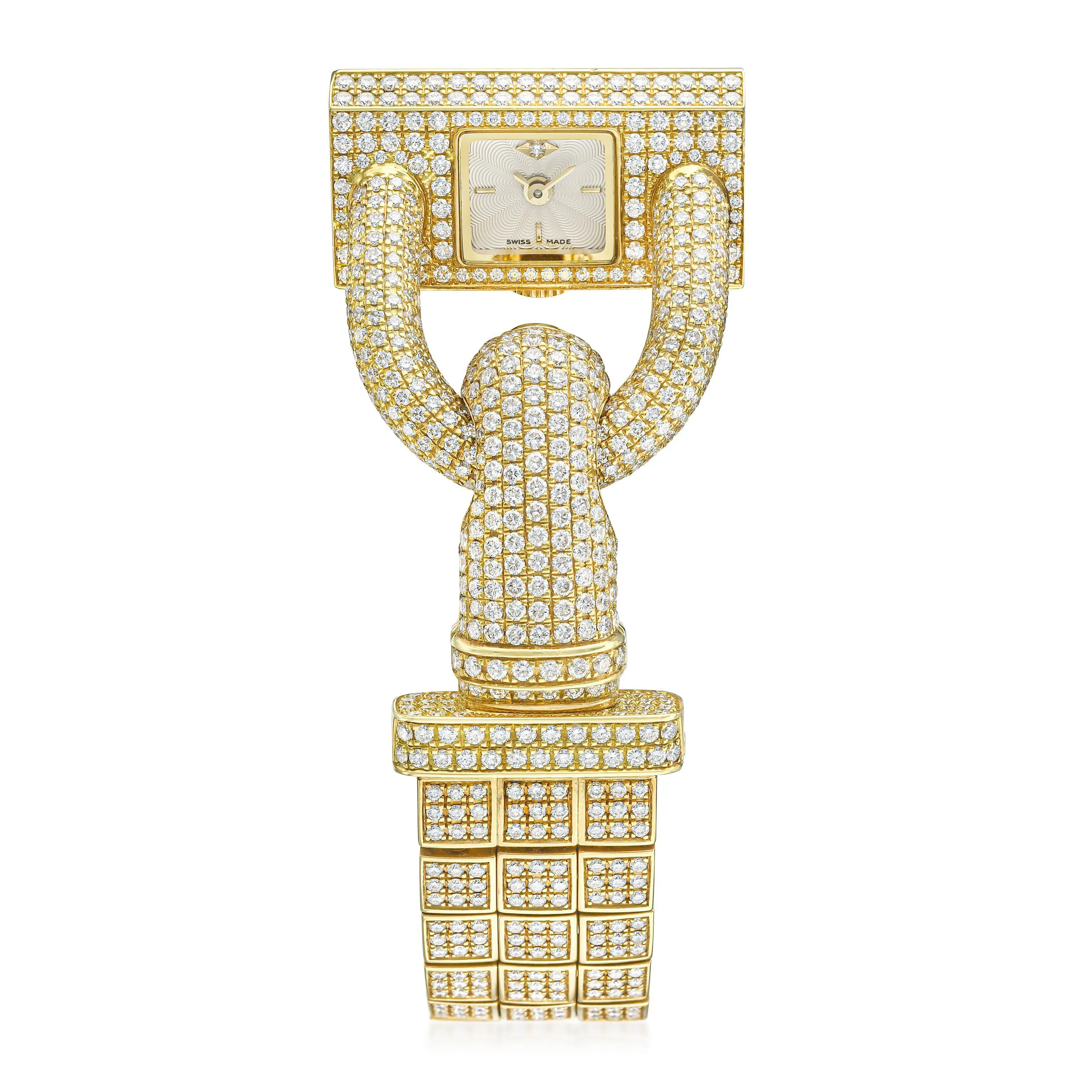 Van Cleef & Arpels Cadenas 305106363 24mm Yellow gold and Diamond Opaline 1