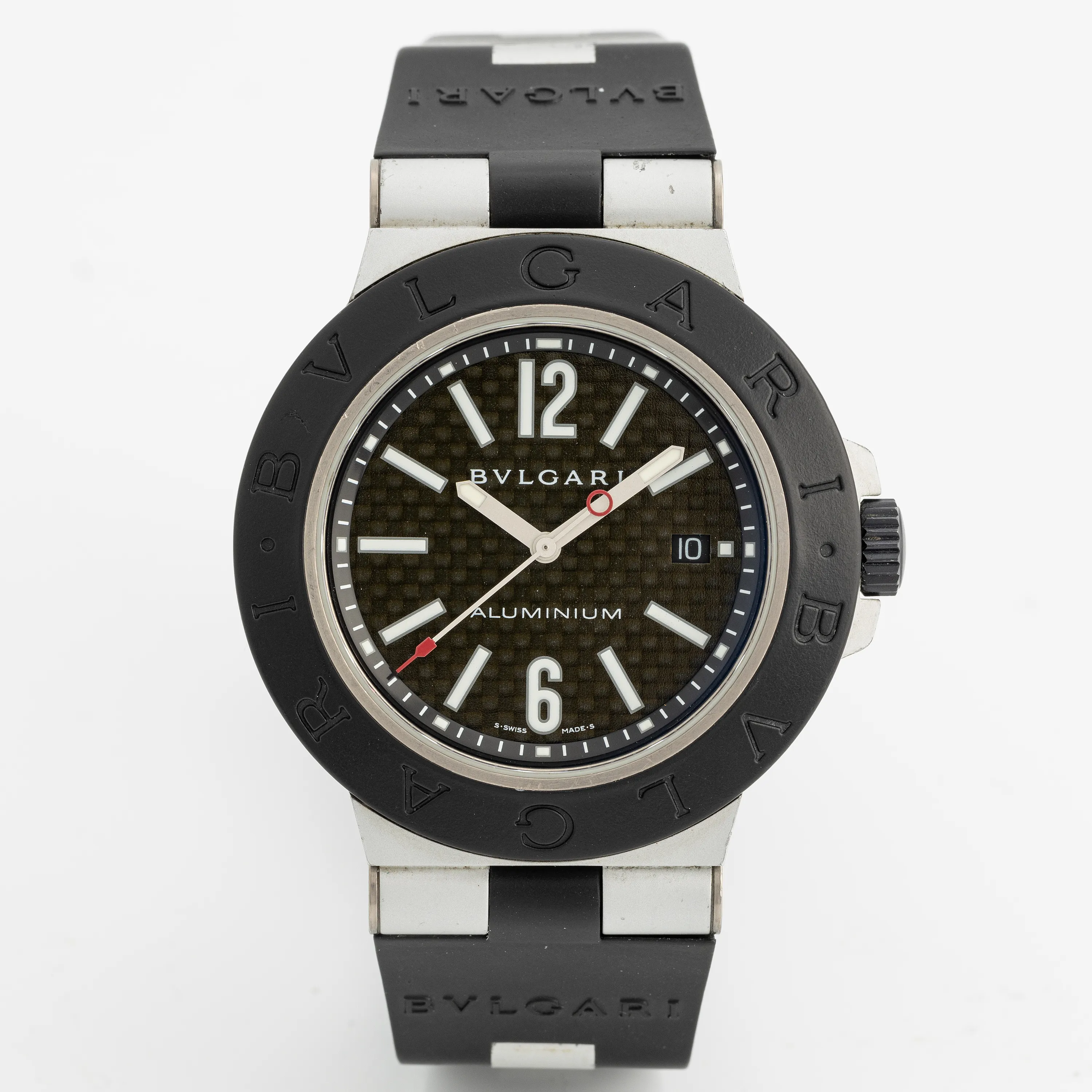 Bulgari Diagono 44mm Aluminium and Rubber Black