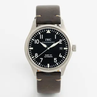 IWC Pilot IW325501 Stainless steel Black