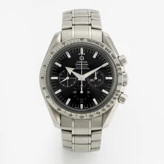 Omega Speedmaster Broad Arrow 3551.50.00 Stainless steel Black