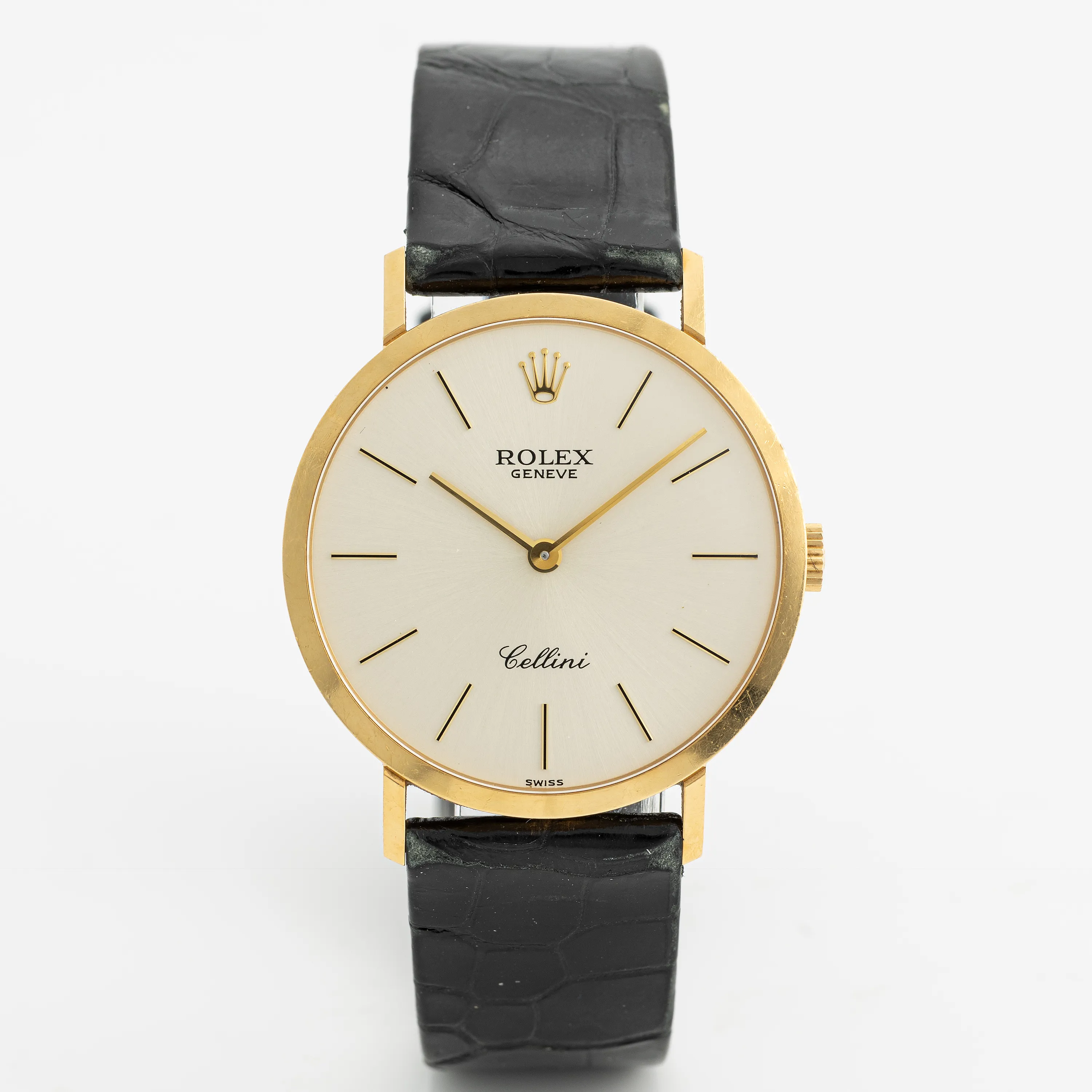 Rolex Cellini 4112/8 32mm Yellow gold White