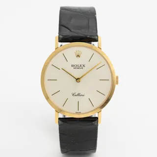 Rolex Cellini 4112/8 Yellow gold White