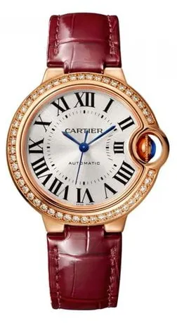 Cartier Ballon Bleu 33mm WJBB0033 33mm Rose gold Silver