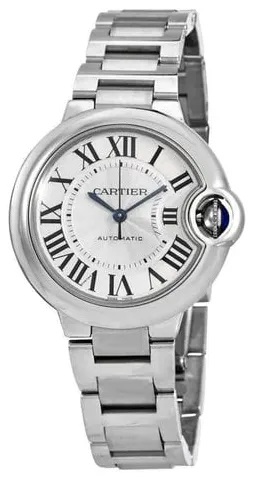 Cartier Ballon Bleu 33mm Stainless steel Silver