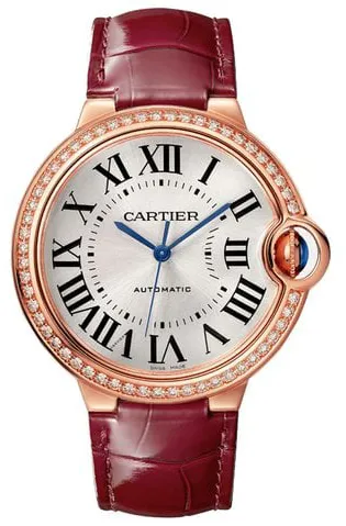 Cartier Ballon Bleu de Cartier WJBB0034 36mm Rose gold Silver