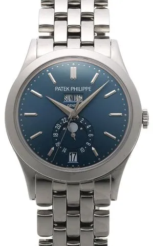 Patek Philippe Annual Calendar 5396/1G-001 38.5mm White gold Blue