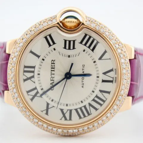 Cartier Ballon Bleu W6900456 36mm Rose gold White