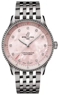 Breitling Navitimer A77320D91K1A1 32mm Stainless steel Pink