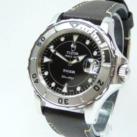 Tudor Tiger Prince Date 89190 45mm Stainless steel Black