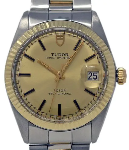 Tudor Prince Oysterdate 71 34mm Stainless steel Champagne