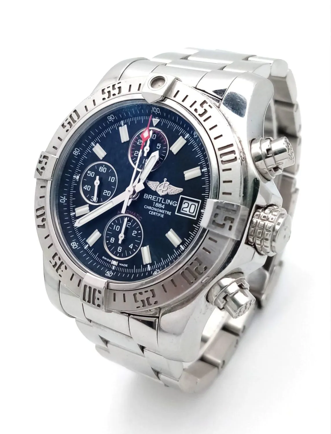 Breitling Avenger II 43mm Stainless steel Black