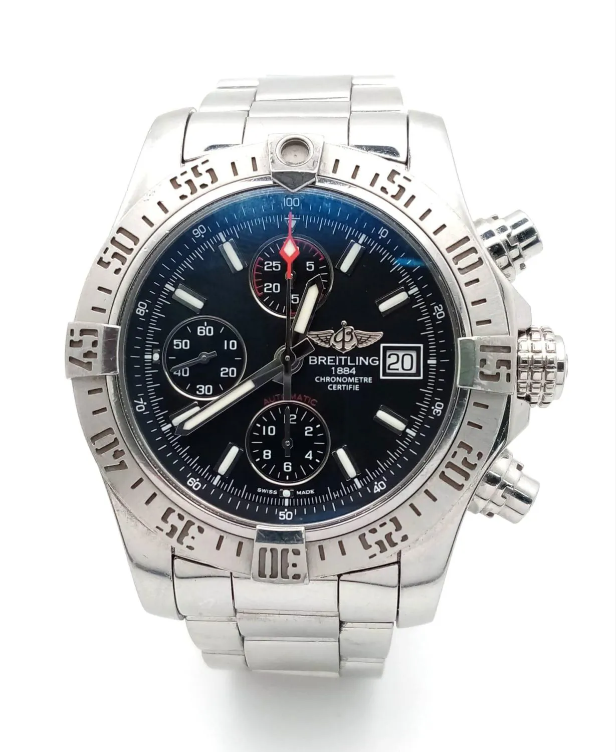 Breitling Avenger II 43mm Stainless steel Black 1