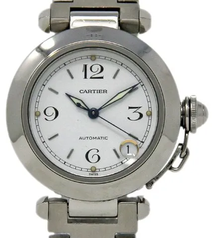 Cartier Pasha C W31015M7 35mm Stainless steel White