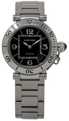 Cartier Pasha W31077M7 40mm Steel Black