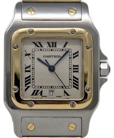 Cartier Santos 1566 29mm Stainless steel White