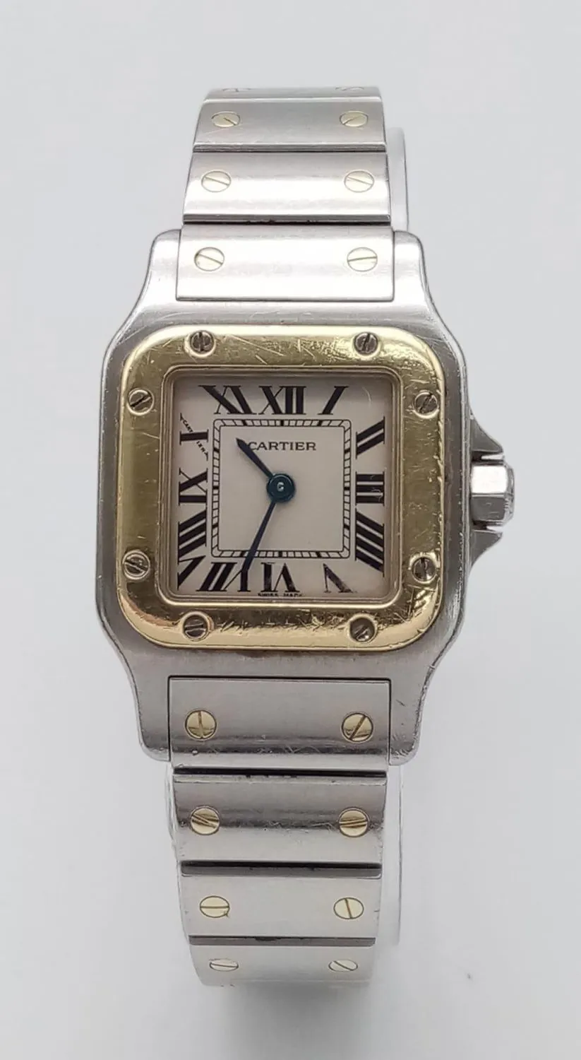 Cartier Santos 25mm Metal White 1