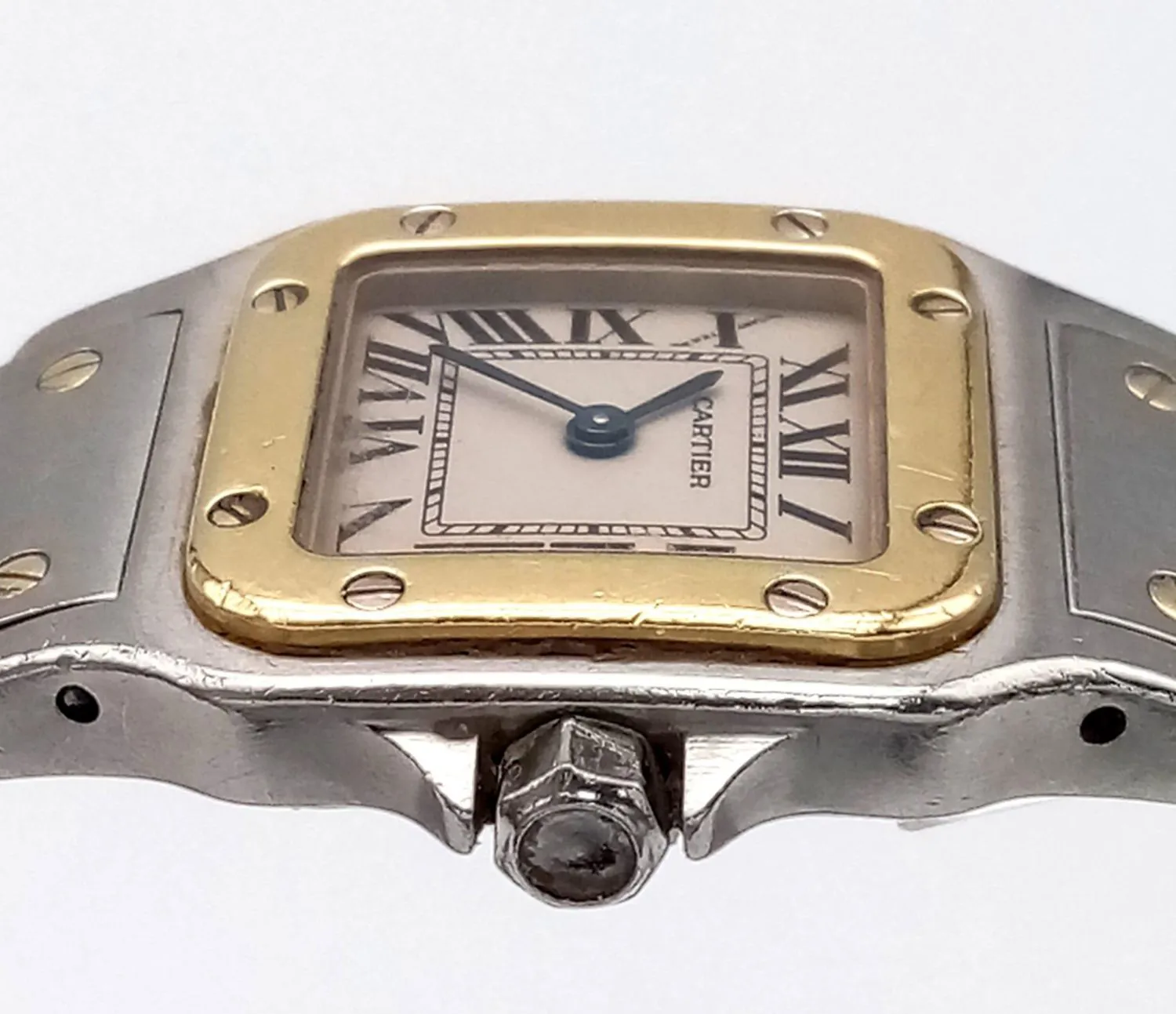 Cartier Santos 25mm Metal White 3