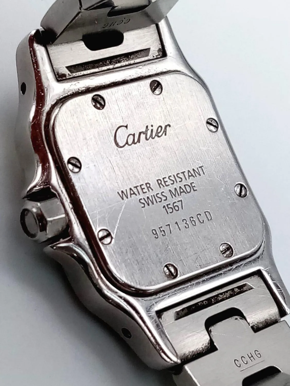 Cartier Santos 25mm Metal White 4