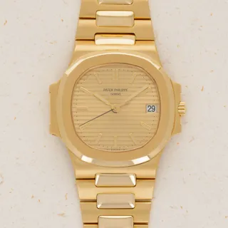 Patek Philippe Nautilus 3800J Yellow gold Champagne