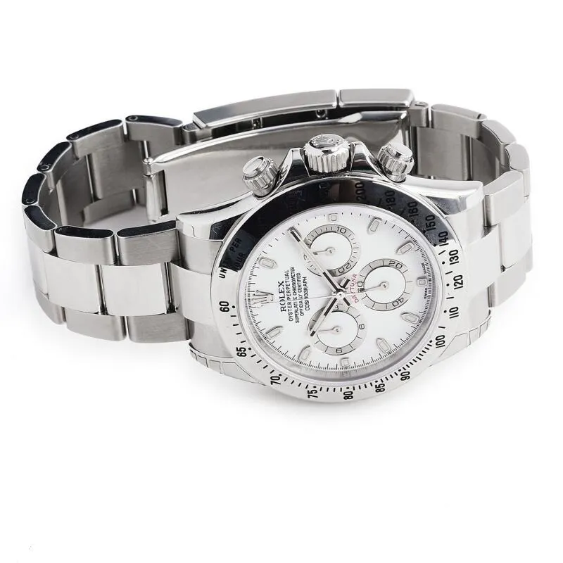 Rolex Daytona 116520 40mm Stainless steel White 3