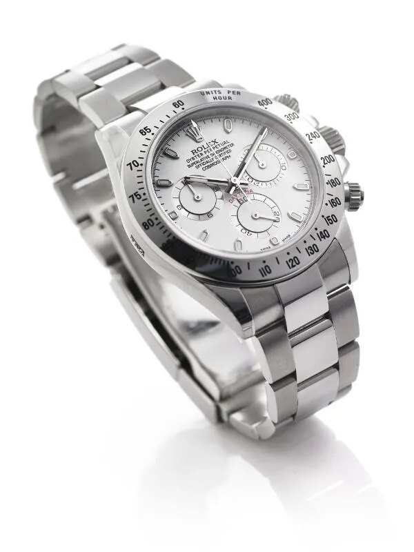 Rolex Daytona 116520 40mm Stainless steel White 4