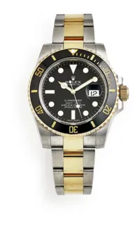 Rolex Submariner 116613LN Yellow gold and Stainless steel Black