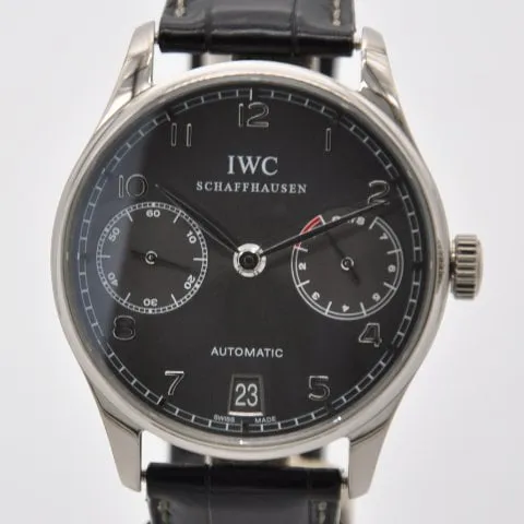 IWC Portugieser IW500106 42.3mm White gold Silver