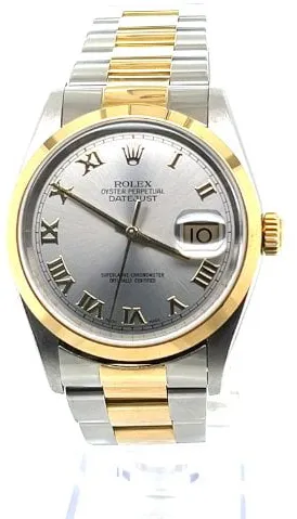 Rolex Datejust 36 16203 36mm Yellow gold and Stainless steel Gray