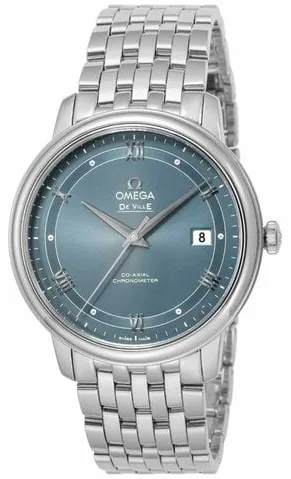 Omega De Ville 424.10.40.20.03.002 39.5mm Stainless steel Blue