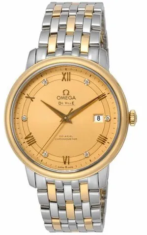 Omega De Ville 424.20.40.20.58.001 39.5mm Yellow gold and Stainless steel Yellow