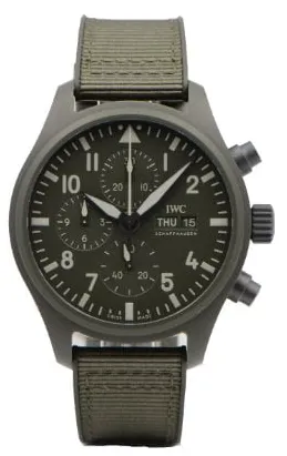 IWC Pilot Chronograph Top Gun IW389106 44.5mm Ceramic Green