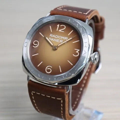 Panerai Radiomir PAM 00687 47mm Stainless steel Brown