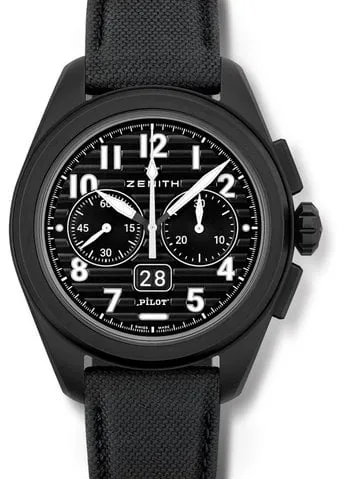 Zenith Pilot 49.4000.3652/21.I001 42.5mm Black ceramic Black