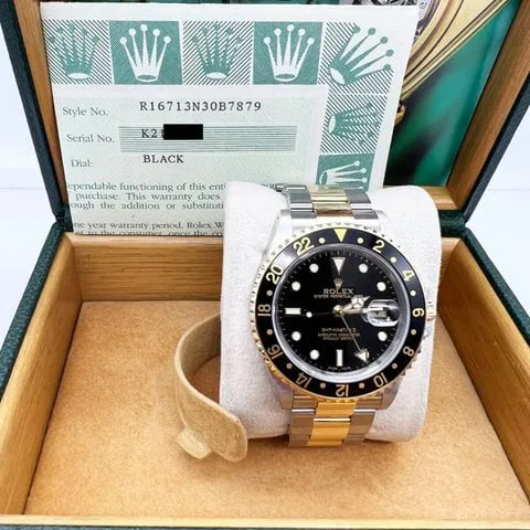 Rolex GMT-Master II 16713 40mm Stainless steel Black