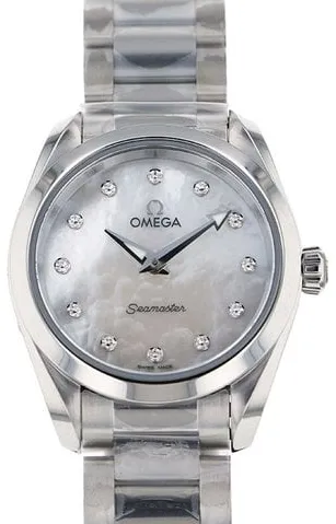 Omega Aqua Terra 220.10.28.60.55.001 28mm Stainless steel White