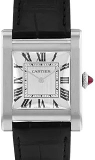 Cartier Tank WGTA0109 Platinum Silver