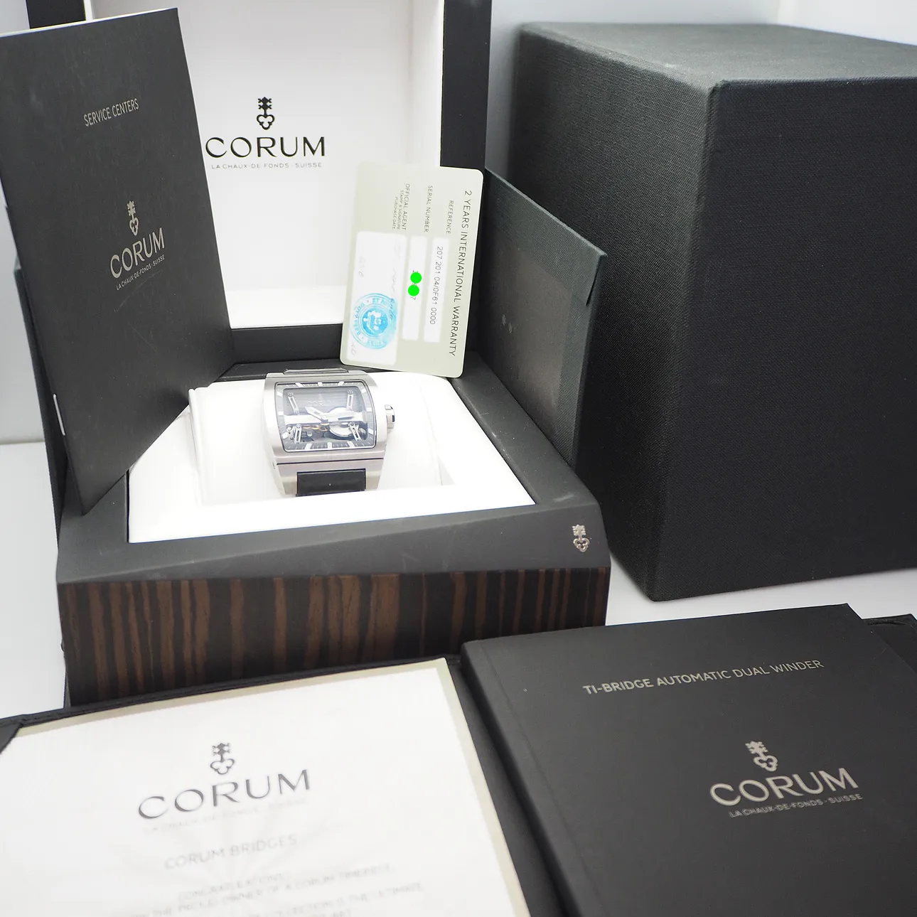 Corum Ti-Bridge 207.201.04 / 0F61 42mm Titan 8