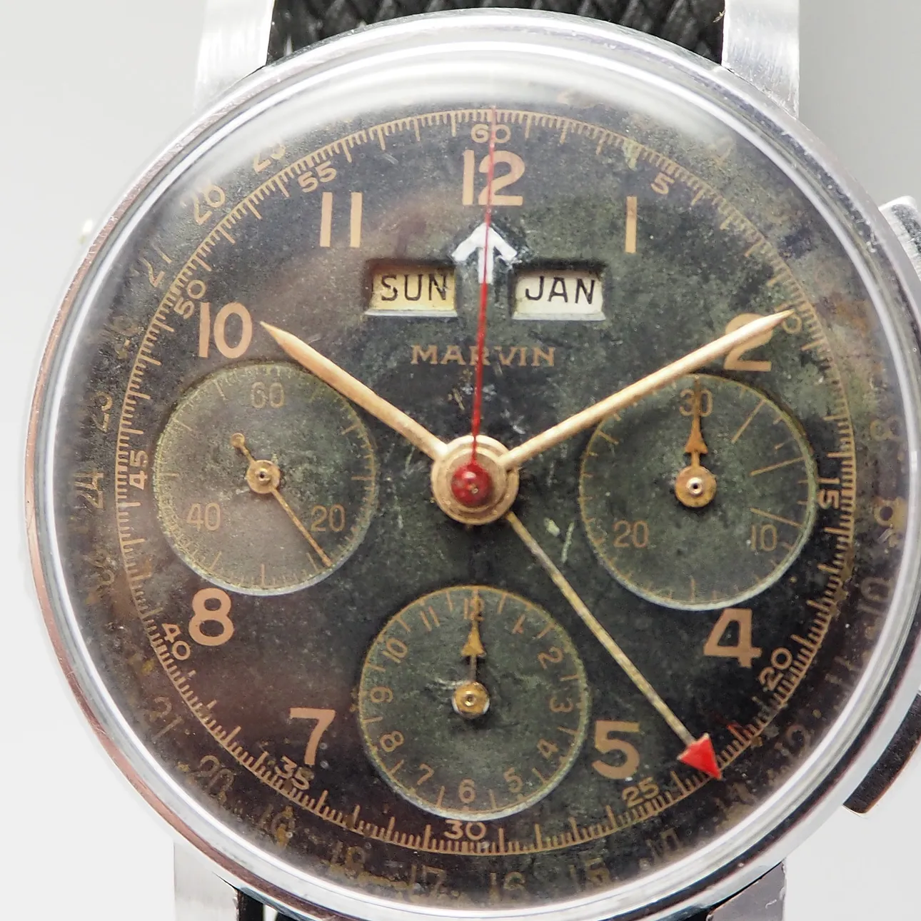 Marvin Chronograph 35mm Stahl 6