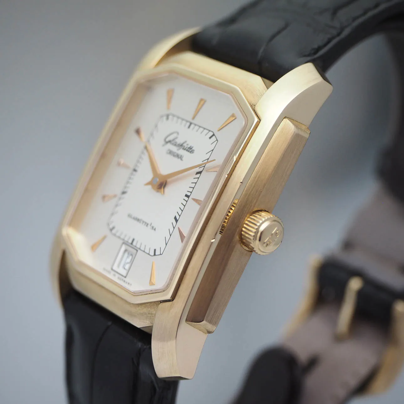 Glashütte Senator 31mm Yellow gold 2