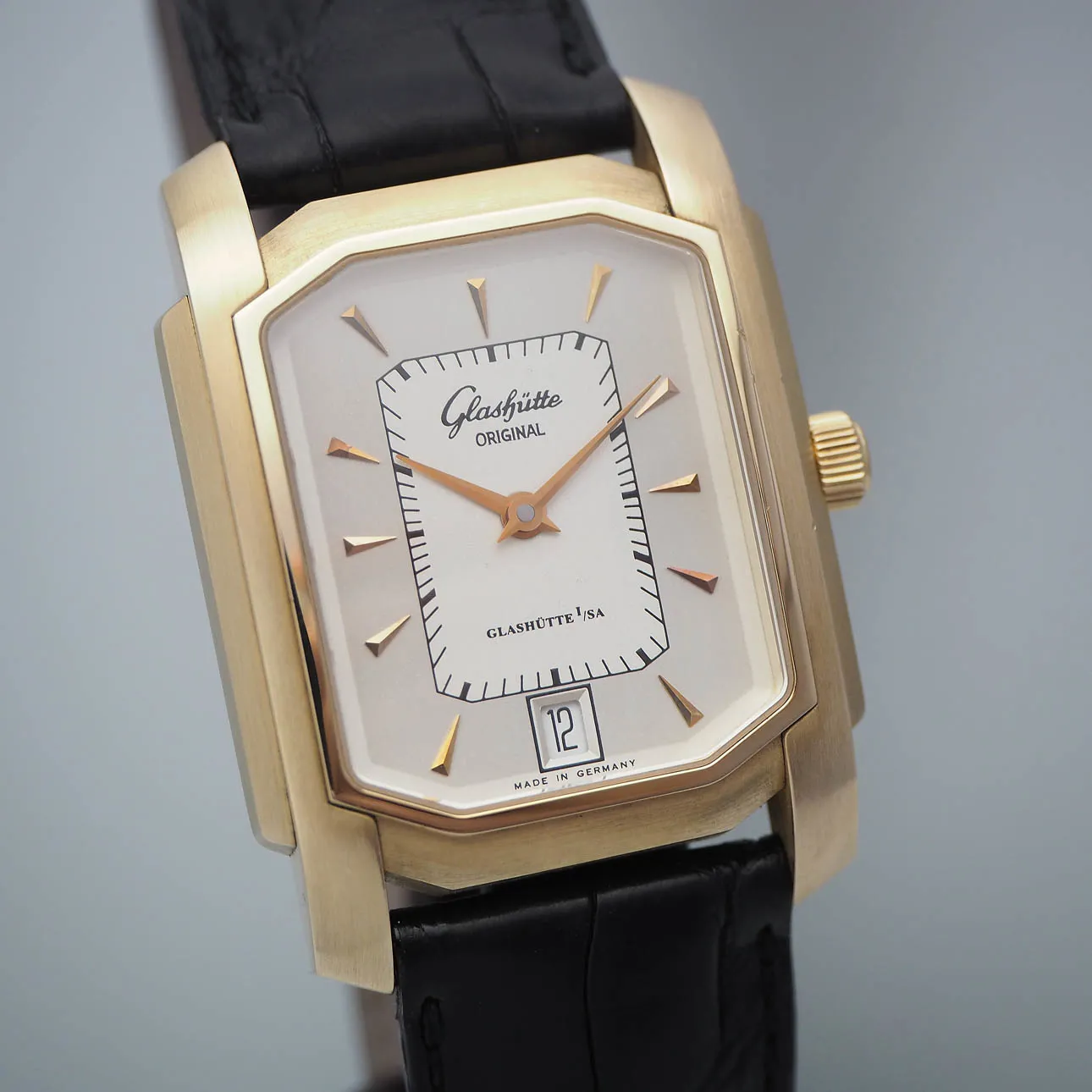 Glashütte Senator 31mm Yellow gold 3