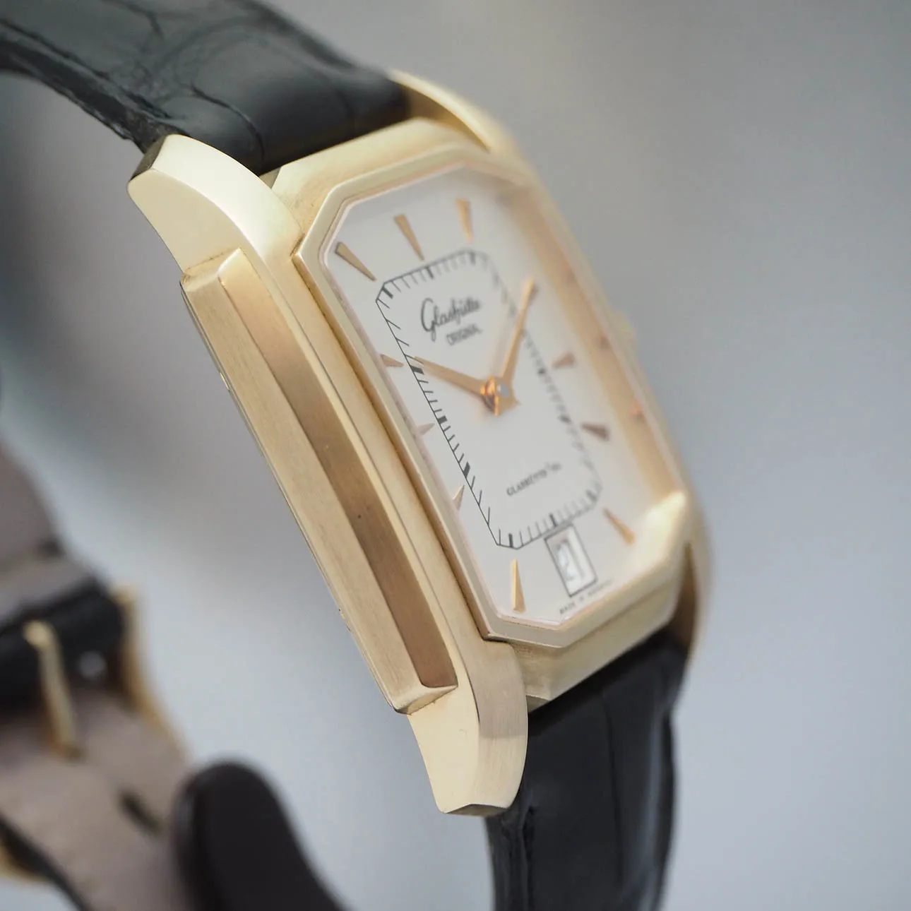 Glashütte Senator 31mm Yellow gold 4