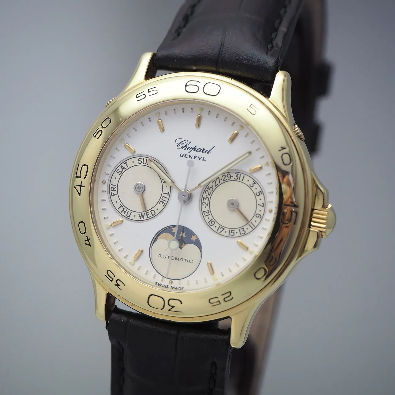 Chopard Luna D'Oro 1162 34mm Yellow gold Weiß