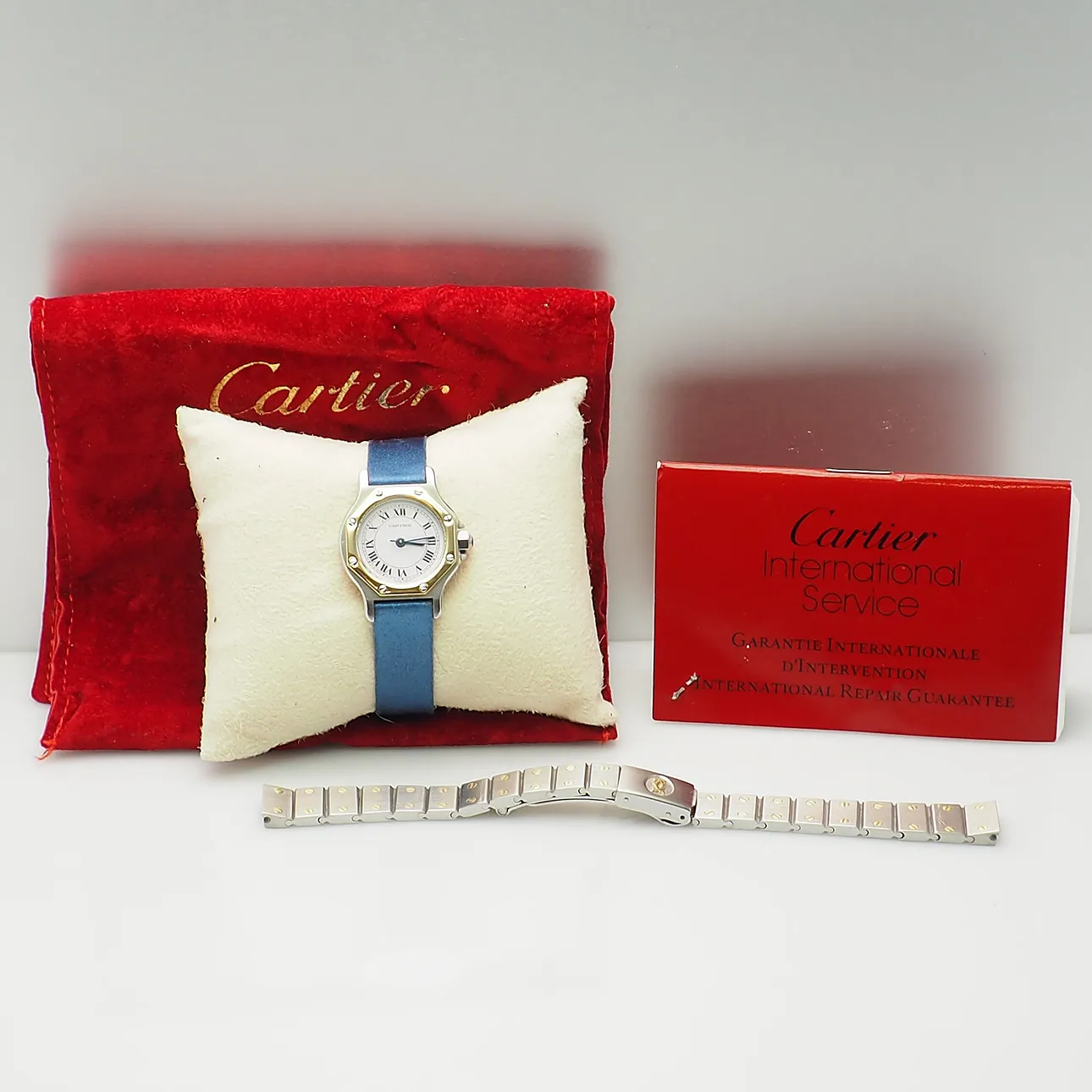 Cartier Santos 0907 25mm Yellow gold 9