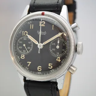 Hanhart Chronograph 417 39mm Stahl