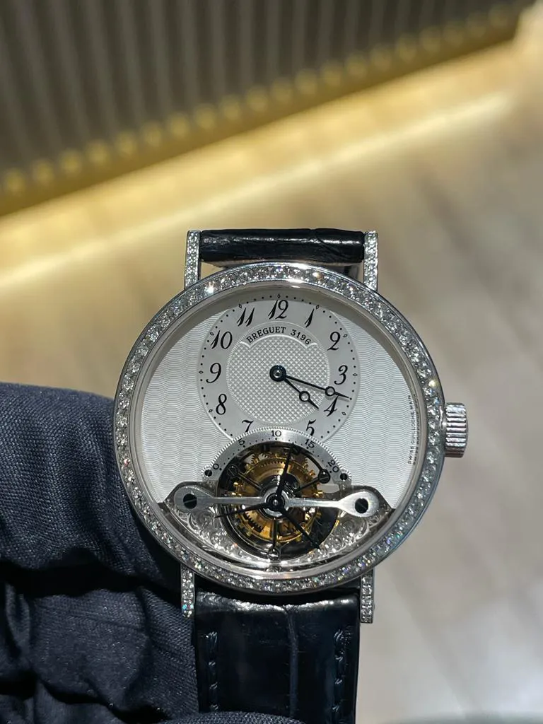 Breguet Classique Complications Tourbillon 3358BB/52/986.DD00 35mm White gold Mother-of-pearl 7