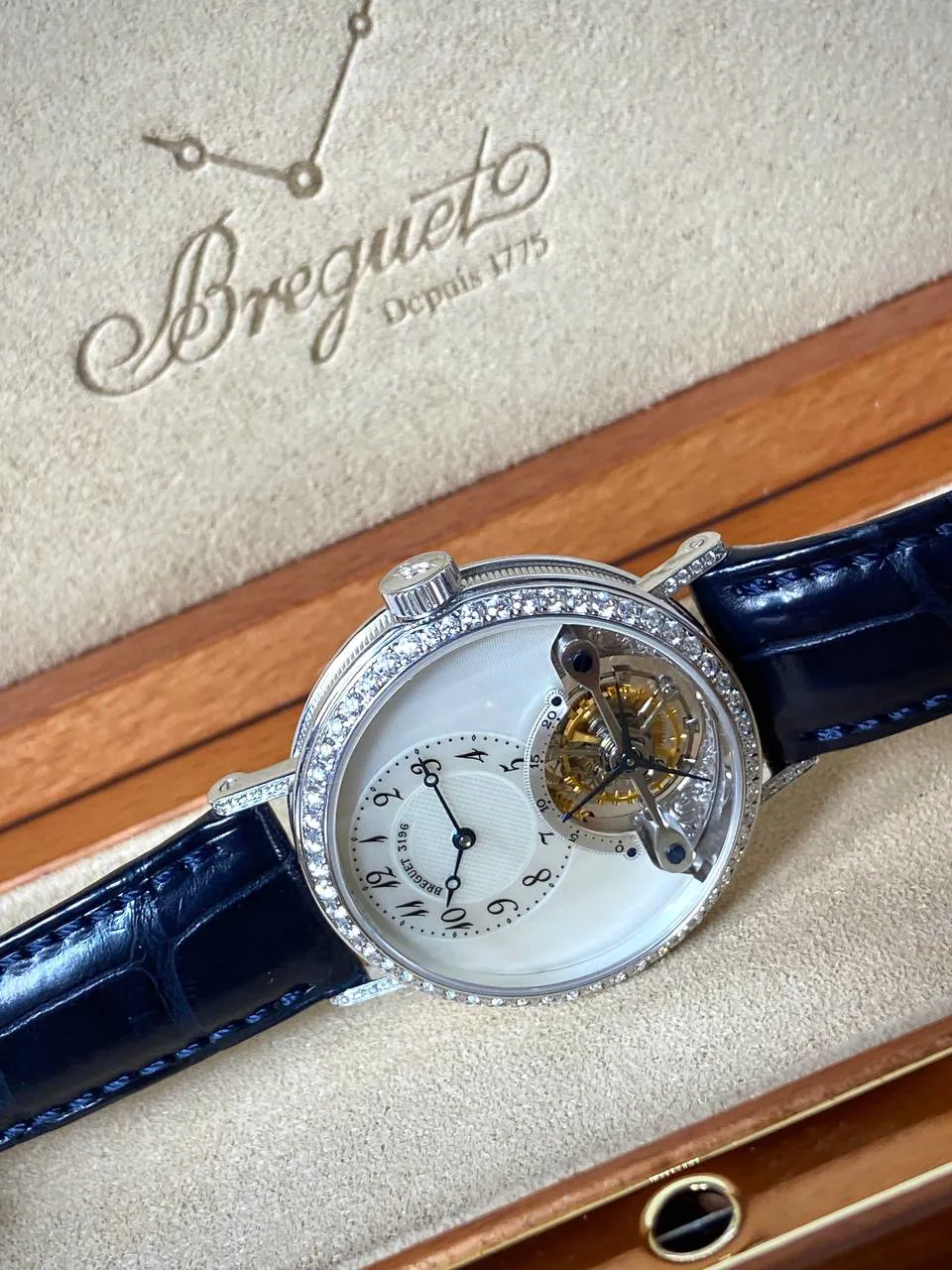 Breguet Classique Complications Tourbillon 3358BB/52/986.DD00 35mm White gold Mother-of-pearl 5