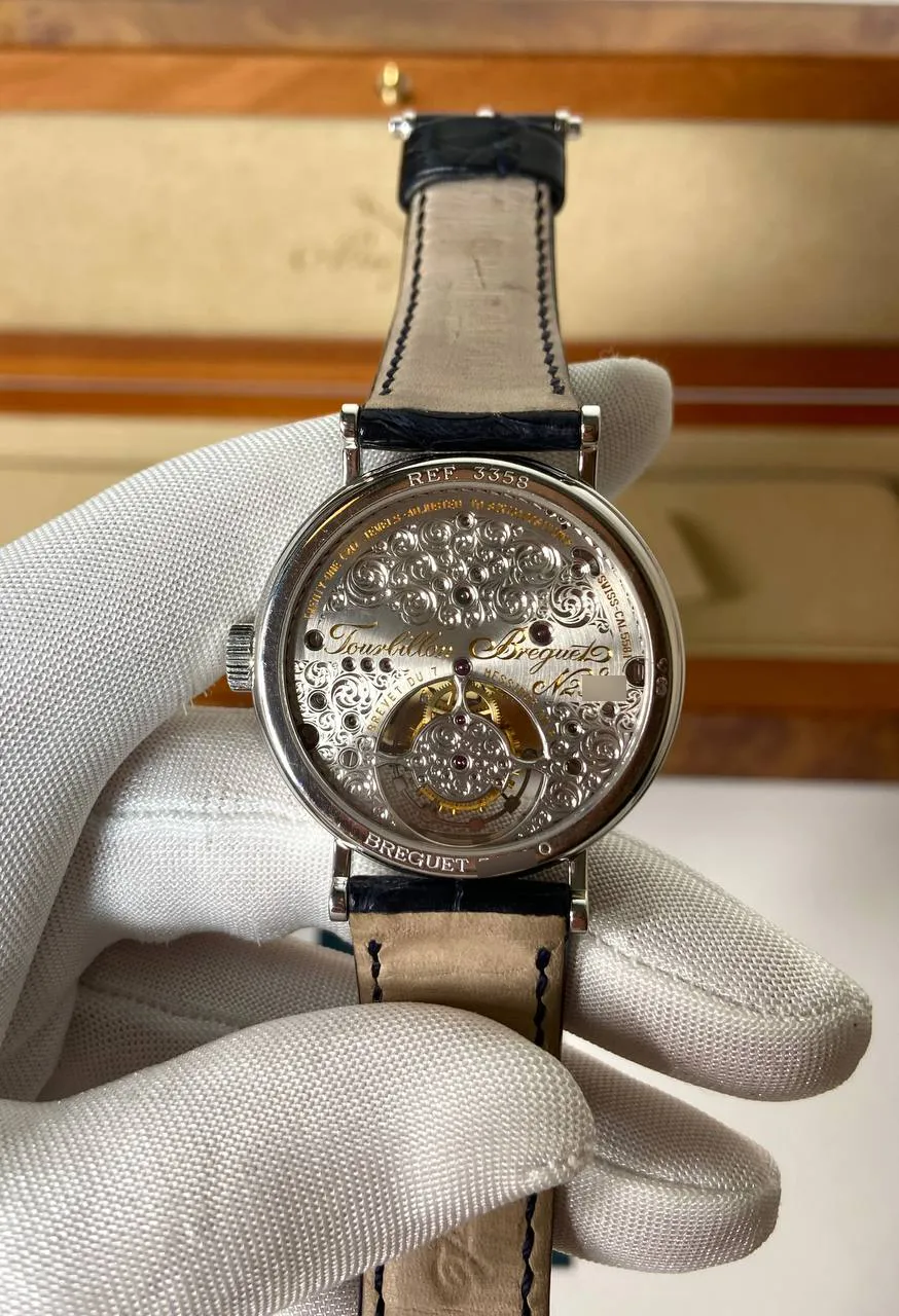 Breguet Classique Complications Tourbillon 3358BB/52/986.DD00 35mm White gold Mother-of-pearl 4